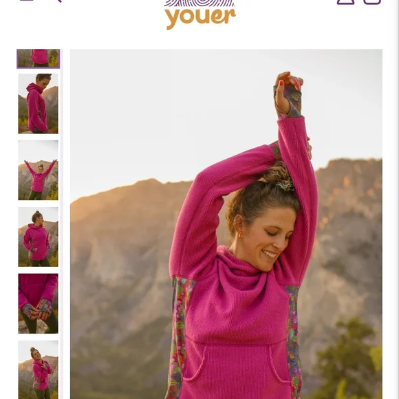 YOUER Climb On Hoodie Micro Fleece - Picture 11 of 12